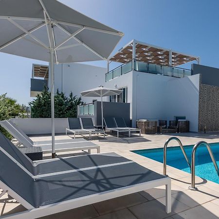 Asteria Pearl Villa 2 With Rooftop Jacuzzi Tigaki Exterior foto