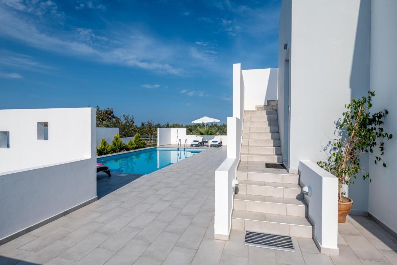 Asteria Pearl Villa 2 With Rooftop Jacuzzi Tigaki Exterior foto