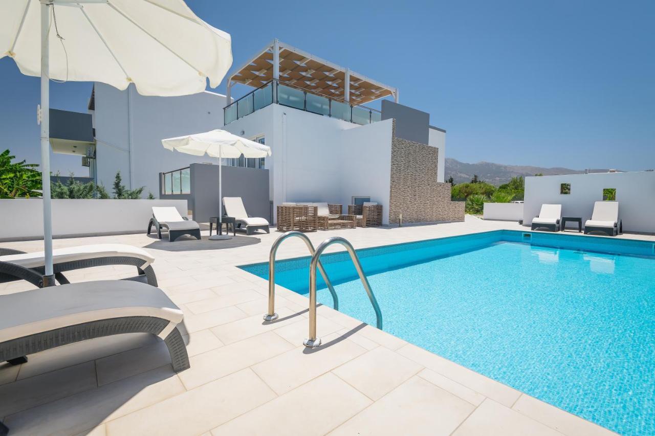 Asteria Pearl Villa 2 With Rooftop Jacuzzi Tigaki Exterior foto