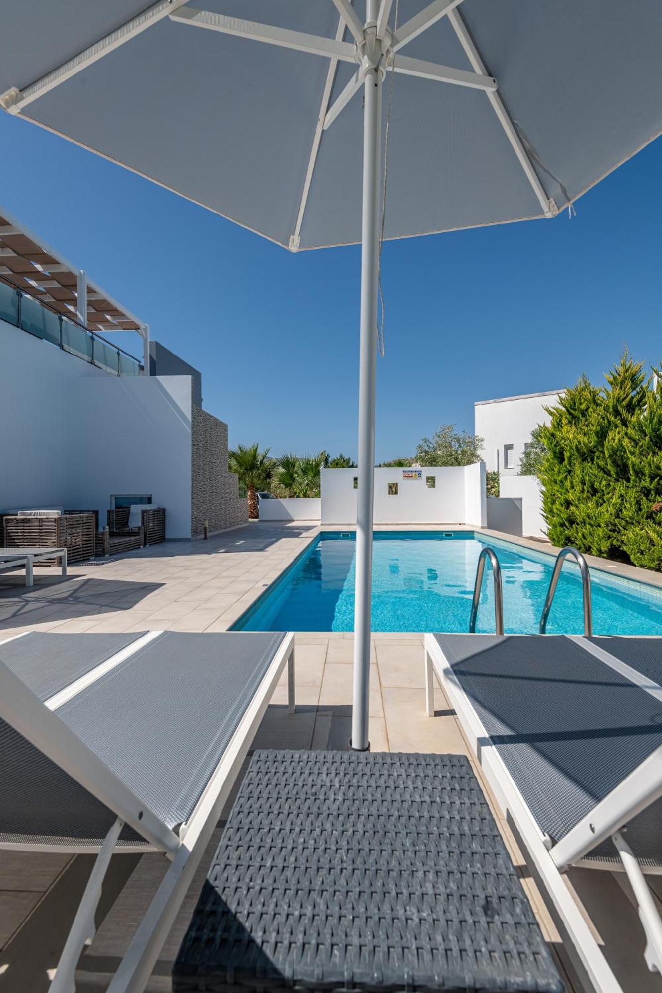 Asteria Pearl Villa 2 With Rooftop Jacuzzi Tigaki Exterior foto